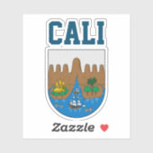 Wapenstaart van Cali, Colombia Sticker (Vel)