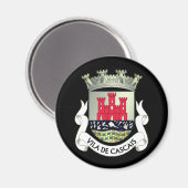 Wapenstaart van Cascais, Portugal Magnet (Voorkant / Achterkant)