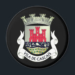 Wapenstaart van Cascais, Portugal Magnet<br><div class="desc">Wapenmunt van Cascais,  Portugal.</div>