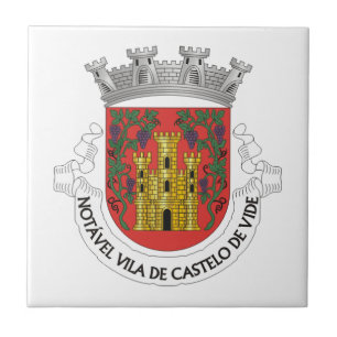 Wapenstaart van Castelo de Vide, Portugal Tegeltje