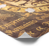 Wapenstaart van Charles V van het 23e hoofdstuk Poster (Hoek)