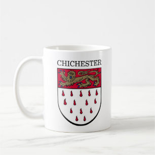 Wapenstaart van Chichester, West Sussex (Engeland) Koffiemok