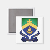 Wapenstaart van Cobh (County Cork), Ierland Magneet (Voorkant / Achterkant)