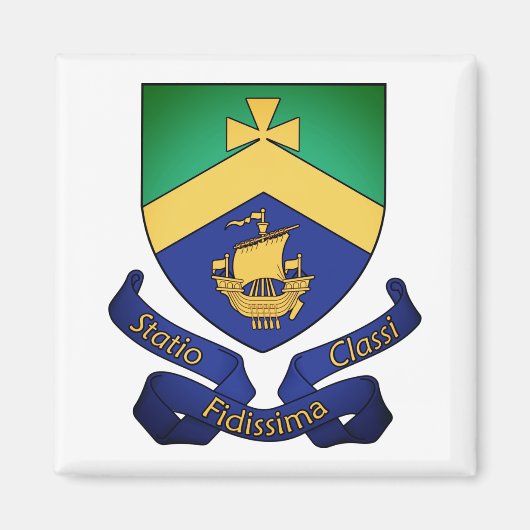 Wapenstaart van Cobh (County Cork), Ierland Magneet (Voorkant)