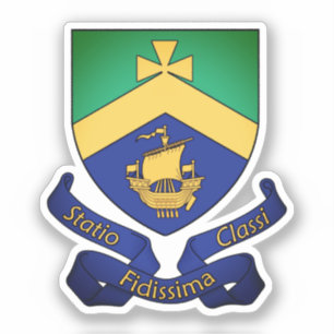 Wapenstaart van Cobh (County Cork), Ierland Sticker