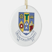 Wapenstaart van County Clare, Ierland Keramisch Ornament (Rechts)