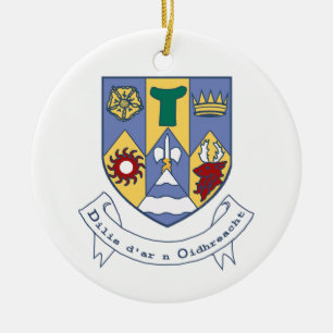 Wapenstaart van County Clare, Ierland Keramisch Ornament