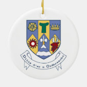 Wapenstaart van County Clare, Ierland Keramisch Ornament (Achterkant)