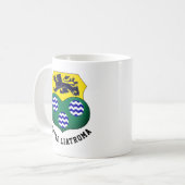 Wapenstaart van County Leitrim, Ierland Koffiemok (Voorkant links)