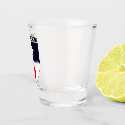 Wapenstaart van County Tyrone, Noord-Ierland Shot Glas (Rechts)