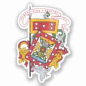 Wapenstaart van Cuenca, Ecuador Sticker (Voorkant)