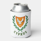 Wapenstaart van CYPRUS Blikjeskoeler (Blikje Voorkant)