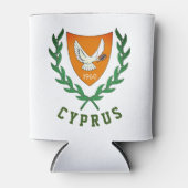 Wapenstaart van CYPRUS Blikjeskoeler (Voorkant)