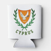 Wapenstaart van CYPRUS Blikjeskoeler (Achterkant)