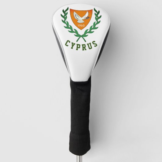 Wapenstaart van CYPRUS Golfheadcover (Voorkant)