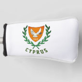 Wapenstaart van CYPRUS Golfheadcover (Voorkant)