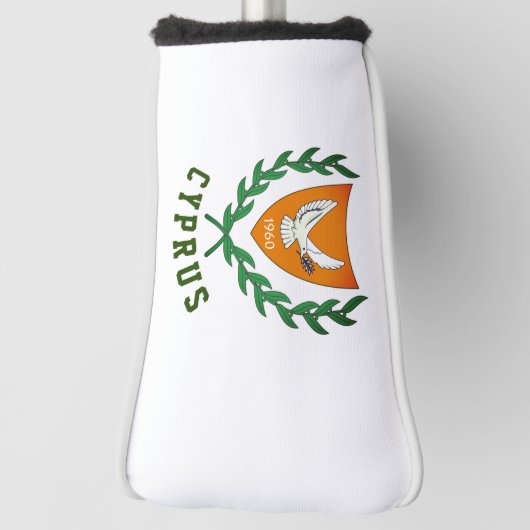 Wapenstaart van CYPRUS Golfheadcover (Draai 90)