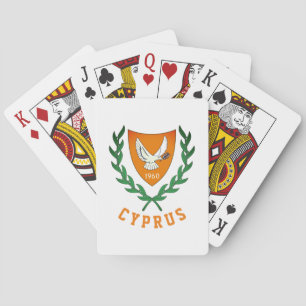Wapenstaart van CYPRUS Pokerkaarten