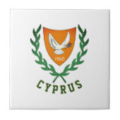 Wapenstaart van CYPRUS Tegeltje (Voorkant)