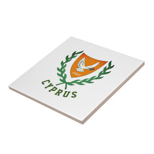 Wapenstaart van CYPRUS Tegeltje