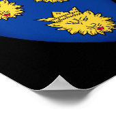 Wapenstaart van Dalmatia, Kroatië Poster (Hoek)