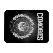 Wapenstaart van de Comoren Magneet (Horizontaal)