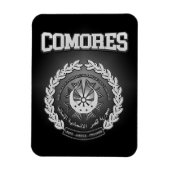 Wapenstaart van de Comoren Magneet (Verticaal)