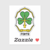Wapenstaart van de Fürth, Duitsland Sticker (Vel)