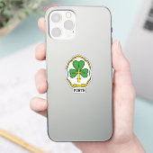 Wapenstaart van de Fürth, Duitsland Sticker (Telefoon)