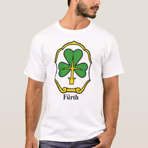 Wapenstaart van de Fürth, Duitsland T-shirt
