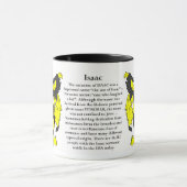 Wapenstaart van de Isaac-familie Mok (Midden)