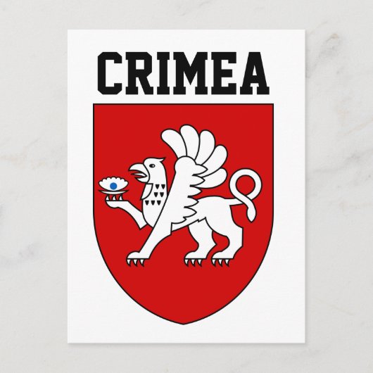 Wapenstaart van de Krim Briefkaart (Voorkant)