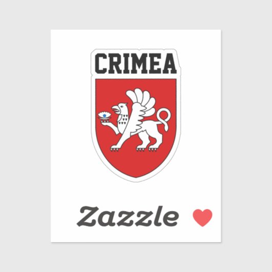 Wapenstaart van de Krim Sticker (Vel)