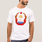 Wapenstaart van de Letse SSR T-shirt (Voorkant)