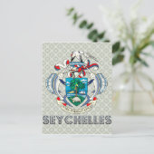 Wapenstaart van de Seychellen Briefkaart (Staand voorkant)