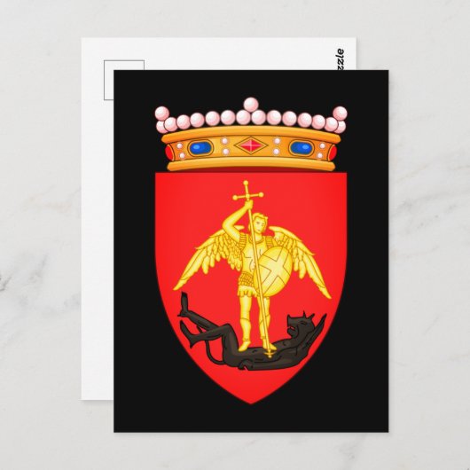 Wapenstaart van de stad Brussel Briefkaart (Voorkant / Achterkant)