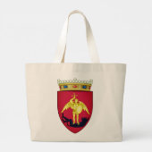 Wapenstaart van de stad Brussel Grote Tote Bag (Achterkant)