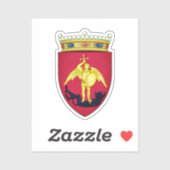 Wapenstaart van de stad Brussel Sticker (Vel)