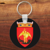 Wapenstaart van de stad Sleutelhanger te Brussel (Voorkant)