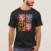 Wapenstaart van de Tsjechische Republiek T-shirt (Voorkant)