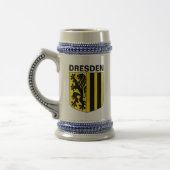 Wapenstaart van Dresden, Duitsland Bierpul (Links)