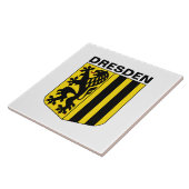 Wapenstaart van Dresden, Duitsland Tegeltje (Zijkant)