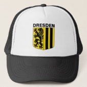 Wapenstaart van Dresden, Duitsland Trucker Pet (Voorkant)