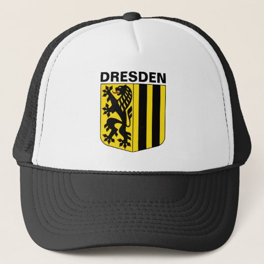 Wapenstaart van Dresden, Duitsland Trucker Pet (Voorkant)