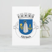 Wapenstaart van Fátima, Portugal Kaart (Staand voorkant)