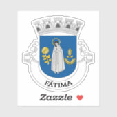 Wapenstaart van Fátima, Portugal Sticker (Vel)