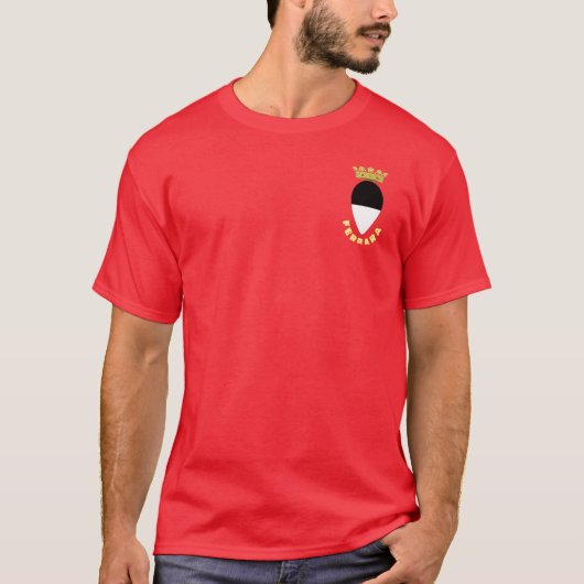 Wapenstaart van Ferrara, ITALIË T-shirt (Voorkant)