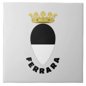 Wapenstaart van Ferrara, ITALIË Tegeltje (Voorkant)