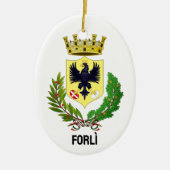 Wapenstaart van Forlì, ITALIË Keramisch Ornament (Voorkant)