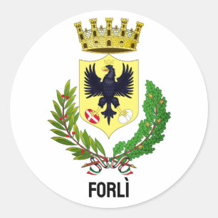 Wapenstaart van Forlì, ITALIË Ronde Sticker